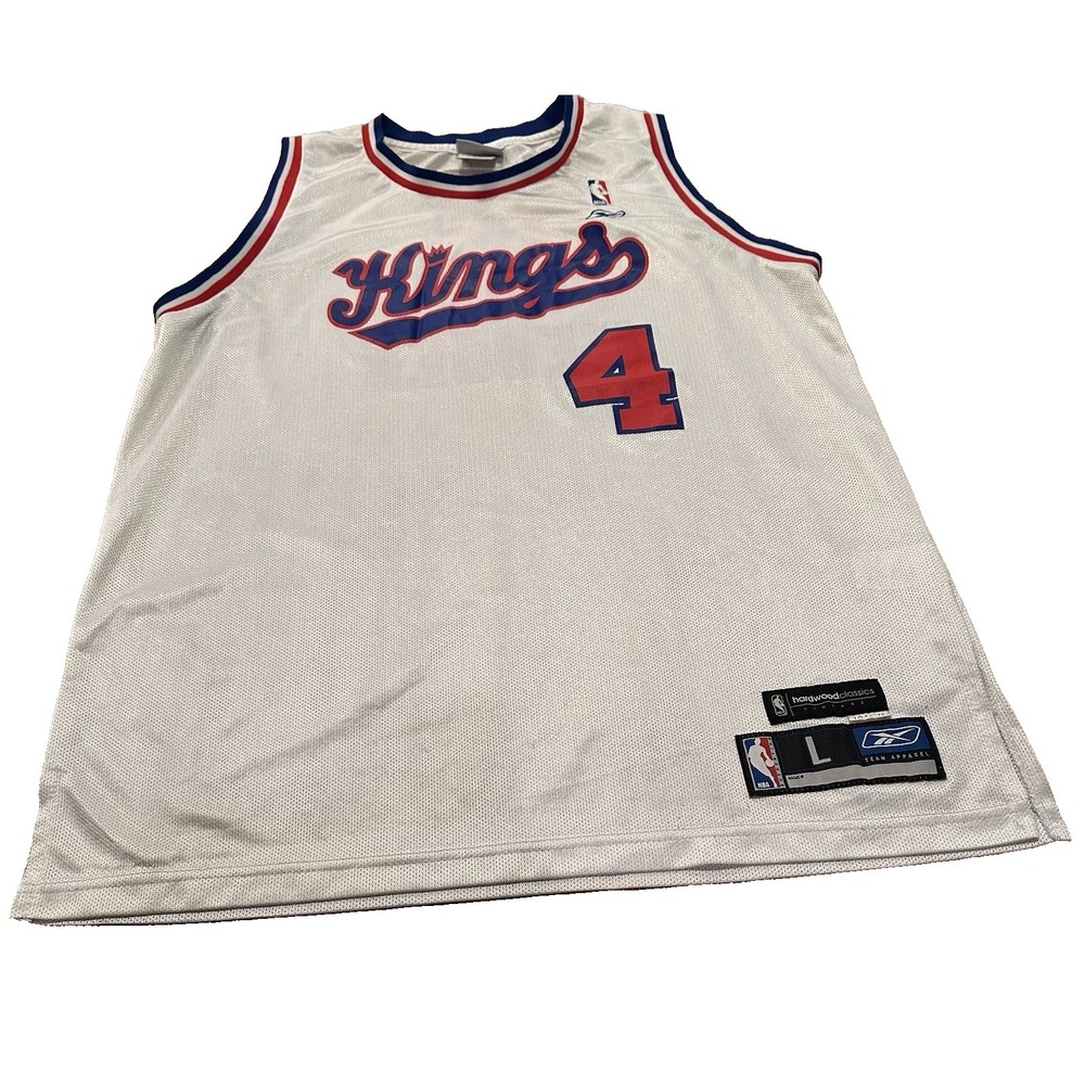 Vintage Sacramento Kings Jersey Mens NBA Basketball Chris Webber Reebok Size L